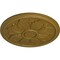 Ekena Millwork Kaya Ceiling Medallion (Fits Canopies up to 5 1/4"), Hand-Painted Gold, 23 5/8"OD x 1 1/2"P CM23KAGLS - alternate 3